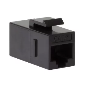   Logilink Cat.6 Keystone Inline csatlakozó UTP 14,5mm széles fekete (NK4012)