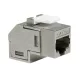 Logilink Cat.6A Keystone Inline csatlakozó, STP, 90 -ban hajlított, fém (NK4025)