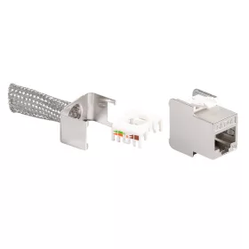   Logilink 24 Kat. 6A Keystone-csatlakozók, árnyékolt, extra rövid és vékony kialakítás (NK4075)