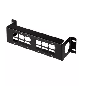   Logilink Konzol 12 Keystone modulhoz, 10 hüvelykes vagy falra szerelhető (NK4078)