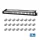 Logilink Moduláris 24 portos Cat.6A keystone patchpanel, 1U, 19"-os rackbe szerelhető, PrimeLine