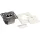 Logilink Cat.6 fali aljzat 2 x RJ45, árnyékolt, fehér (NP0023)