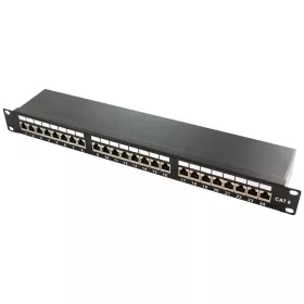   LogiLink Patch Panel 1U 19" 24 Port STP CAT6 árnyékolt fekete (NP0048)