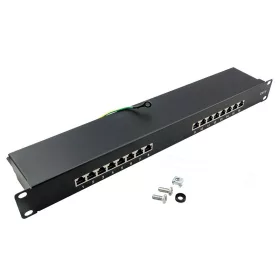   Logilink Cat.6 Patch Panel 16-port 19" STP EconLinie fekete (NP0057)