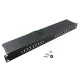 Logilink Cat.6 Patch Panel 16-port 19" STP EconLinie fekete (NP0057)