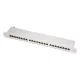 LogiLink Patch Panel 1U 19" 24 Port STP CAT6a árnyékolt szürke (NP0060)