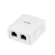 Logilink Cat.6A Felületre szerelt doboz 2 x RJ45, árnyékolt (NP0097)