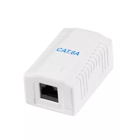   Logilink Cat.6A Felületre szerelhető doboz 1 x RJ45, árnyékolatlan (NP0100)