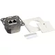Logilink Cat.6A fali aljzat UP+AP 2xRJ45 STP, tiszta fehér, jelzőfehér (NP0124)