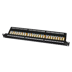   Logilink Cat.6A Patch Panel 24 portos UTP, 90 -os LSA lezárás