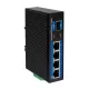 Logilink Ipari Gigabit Ethernet switch, 4 portos 1000 Mbps + 1 portos SFP (NS204)