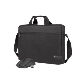   Natec Wallaroo 2 15.6" Laptop táska + vezeték nélküli egér - fekete