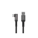 Genesis USB-C(M)->USB-A(M) 3.1 GEN 1 kábel 5GB/S PD15W VR fekete - 3m