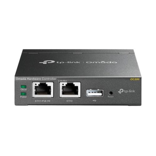 TP-Link OC200 | Omada Hardware Controller | 2x RJ45 100Mb/s, 1x USB, 1x microUSB, PoE 802.3af/at