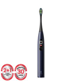   Oclean X Pro Digital elektromos fogkefe sötétkék + pótfej (OCL553482+ OCL552232)