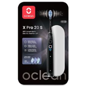   Oclean X Pro 20 S Black elektromos fogkefe Szett okos kijelzővel