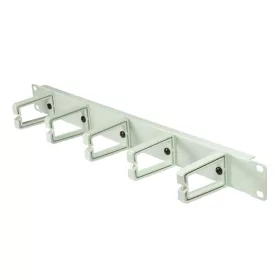   LogiLink kábelrendező 19" 1U 5 műanyag tartó szürke (OR104G)