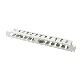   Logilink 19"-os kábelcsatorna/rendező, fedett, 1U, szürke (ORCC01G)