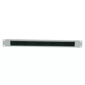   Logilink 19"-os kábelbevezető panel kefével 1U, szürke