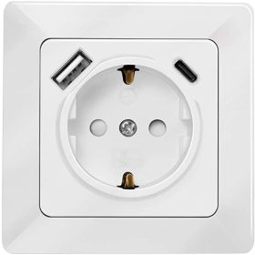 Logilink fali aljzat + USB-A és USB-C port (PA0253)