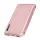 Logilink Power bank 10.000 mAh, 2x USB-A, USB-C, gyorstöltéssel, rózsaszín arany