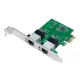 LogiLink 2 portos Gigabit LAN hálózati kártya PCIe (PC0075)