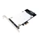 LogiLink HDD/SSD hibrid kártya PCIe  (PC0079)