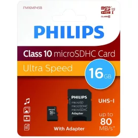 16GB microSDHC Philips CL10 + adapter (FM16MP45B)