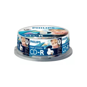   Philips CD-R80IW 80'/700MB írható lemez nyomtatható hengeres 25db/cs