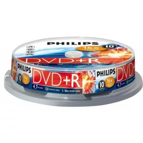 Philips DVD+R 4.7GB 16X DVD lemez hengeres 10db/cs