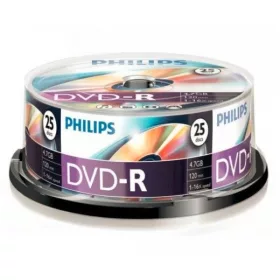 Philips DVD-R 4.7GB 16X DVD lemez hengeres 25db/cs