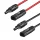 Logilink Szolár hosszabbító kábelkészlet, MC4/M - MC4/F, 6 mm2, CU, 1 m (PHC0100)