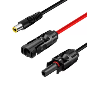  LogiLink PHC0400 napelem adapter kábel DC7909/M - 2x MC4/MF 0.3m fekete-piros