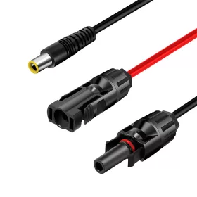   Logilink Napelemes adapter kábel, DC7909/M - 2x MC4/MF, CU, fekete/piros, 1,8 m