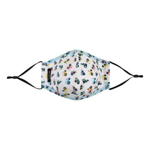 PureMe Reusable / Adjustable Mask Kids 2 pcs N95 filters inside the package Tractor Print