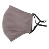 PureMe Reusable / Adjustable Mask Linen 2 pcs N95 filters inside the package Charcoal Grey