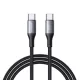 Joyroom Type-C - Type-C Flash Series Cable A28, 60W, 480mb/s, 2m, Black (S-A28_CCB2)