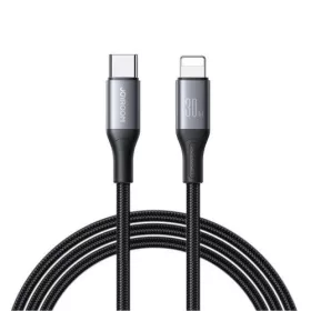   Joyroom Type-C - Lightning Cable Flash Series Cable A28, 30W, 480mb/s, 1m, Black (S-A28_CLB1)