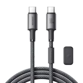   Joyroom Type-C - Type-C Unlimited Series Cable A50, 60W, 480mb/s, 1.2m with Magnetic Orgaznizer, Gray (S-A50_CC)