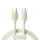 Joyroom Type-C - Type-C Fluorescent Series Cable A53, 60W, 2m, Beige (S-A53)