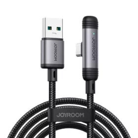   Joyroom USB - Type-C EnjoyX Series 90 Degree Cable A56, 3A, 480mb/s, 1.2m, Black (S-A56)