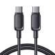 Joyroom Type-C - Type-C Cable Multi-Color Series Cable A14, 60W, 480mb/s, 1.2m, Black (S-CC100A141B)