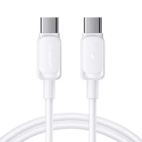   Joyroom Type-C - Type-C Cable Multi-Color Series Cable A14, 60W, 480mb/s, 1.2m, White (S-CC100A141W)