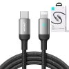 Joyroom Type-C - Lightning A10 series Fast Charging Cable PD 20W 1.2m Black (S-CL020A10)