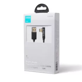   Joyroom Gaming Cable Type-C (Angled) - USB (Straight) cable 3A, 480mb/s, 1.2m, Black (S-UC027A6)