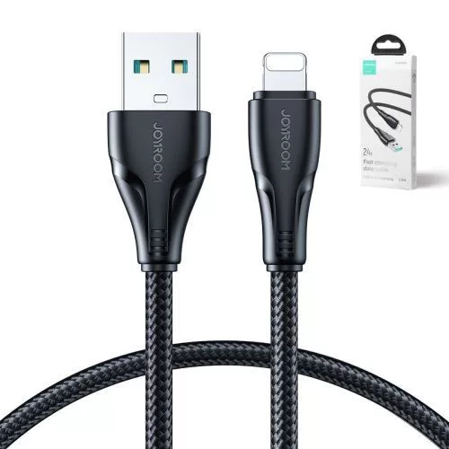 Joyroom USB - Lightning Cable Surpass Series, 2.4A, 1.2m, Black (S-UL012A11)