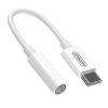 Joyroom Converter Type-C to 3.5mm Mini Jack Cable for Smartphones, White (SH-C1)