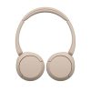Sony WHCH520L vezeték nélküli fejhallgató, Bluetooth, 40 óra, BÉZS