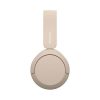 Sony WHCH520L vezeték nélküli fejhallgató, Bluetooth, 40 óra, BÉZS