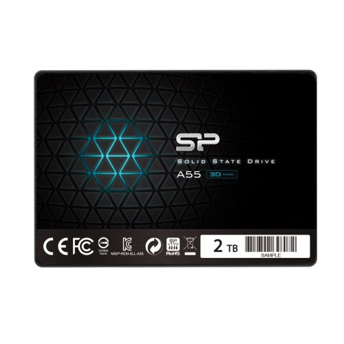 2TB Silicon Power SSD-SATAIII 2,5" Ace A55 meghajtó (SP002TBSS3A55S25)